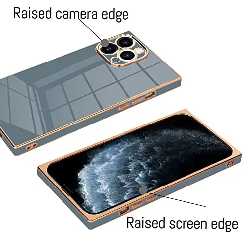 KANGHAR Case Compatible with iPhone 11 Pro Max Luxury Cute Plating Design Case Full-Body Anti-Scratch Shockproof Bumper Protective Cover for iPhone 11 Pro Max 6.5 Inch - 3