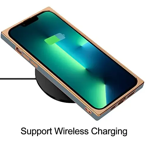 KANGHAR Case Compatible with iPhone 13 Pro Max Luxury Cute Plating Electroplated Design Case Full-Body Anti-Scratch Shockproof Bumper Slim Cover for iPhone 13 Pro Max - 5