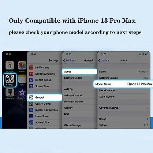 KANGHAR Case Compatible with iPhone 13 Pro Max Luxury Cute Plating Electroplated Design Case Full-Body Anti-Scratch Shockproof Bumper Slim Cover for iPhone 13 Pro Max - 2