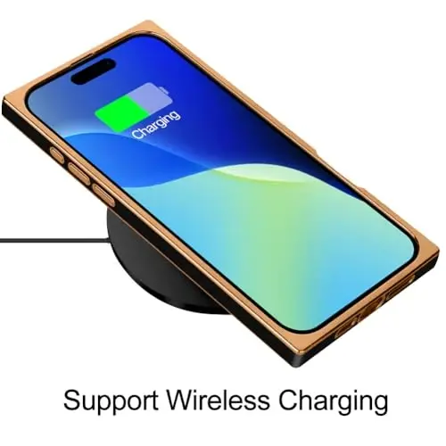 KANGHAR iPhone 16 bilan mos keladigan hashamatli yoqimli qoplama dizaynli g'ilof, iPhone 16 6.1 dyuymli qora uchun to'liq korpusli tirnalishga qarshi zarbaga chidamli bamper himoya qopqog'i - 5