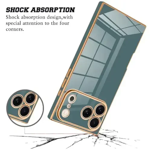 KANGHAR iPhone 17 Pro Max uchun mos keladigan hashamatli yoqimli qoplama dizayni, to'liq tanani chizishga qarshi zarbaga chidamli bamper himoya qopqog'i iPhone 17 Pro Max 6.9 dyuym uchun - KANGHAR (1)