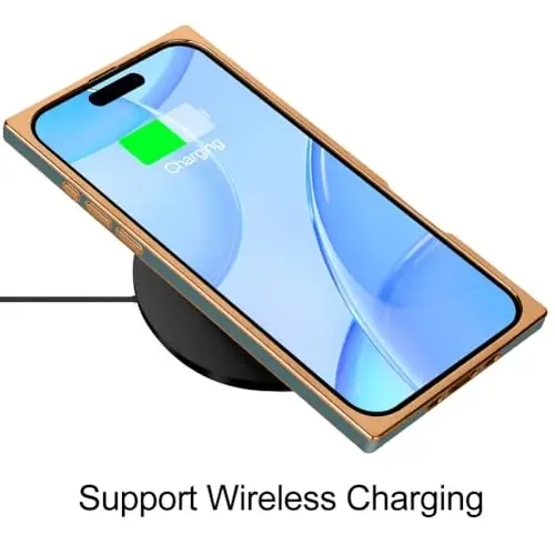 KANGHAR iPhone Air bilan mos keladigan hashamatli yoqimli qoplama dizayniga ega g'ilof, to'liq korpusli tirnalishga qarshi zarbaga bardoshli bamper himoya qopqog'i iPhone Air 6,5 dyuymli Granny Grey uchun mo'ljallangan - 5