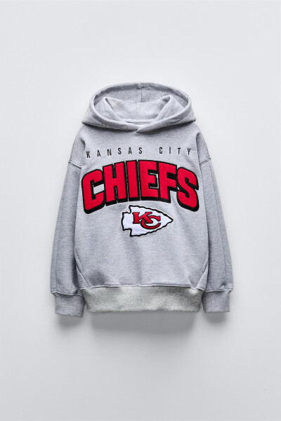 Kansas City Chiefs © NFL Kaputli Ko'ylak - Kulrang - 4