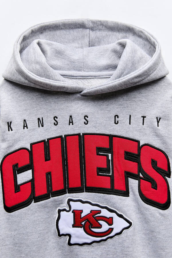 Kansas City Chiefs © NFL Kaputli Ko'ylak - Kulrang - 6