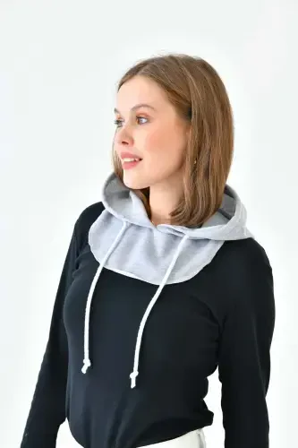 Капюшон Шапка Шарф Берет Платок Термальная Повязка На Голову Головной Убор Теплая Спортивная Шапка Шейный Платок Шнурок-серый - 5