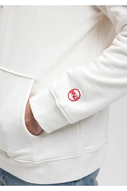 Капюшонный Баскылы Беяз Sweatshirt 0s10077-70057 - 5