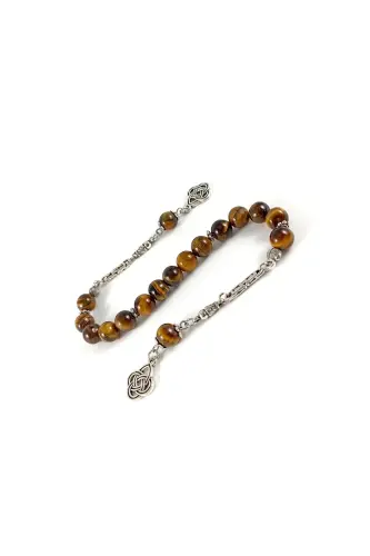 Kaplangözü Doğaltaş Zaza Model Tesbih Doğal Taş Kaplan Gözü Tespih-Kaplangözü - 1