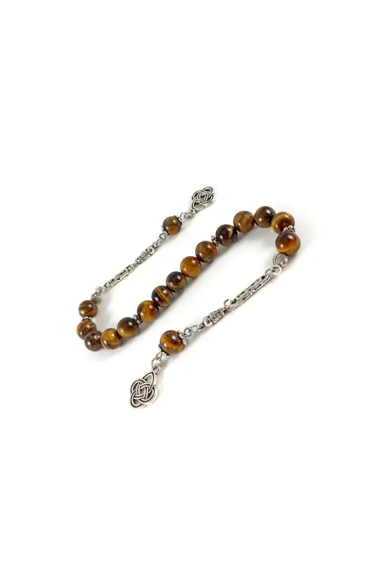 Kaplangözü Doğaltaş Zaza Model Tesbih Doğal Taş Kaplan Gözü Tespih-Kaplangözü - SELDERESI