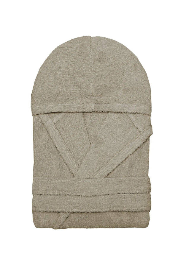 Kapşonlu Xalat - Ayollar va Erkaklar uchun | 100% Paxta | Da - 4