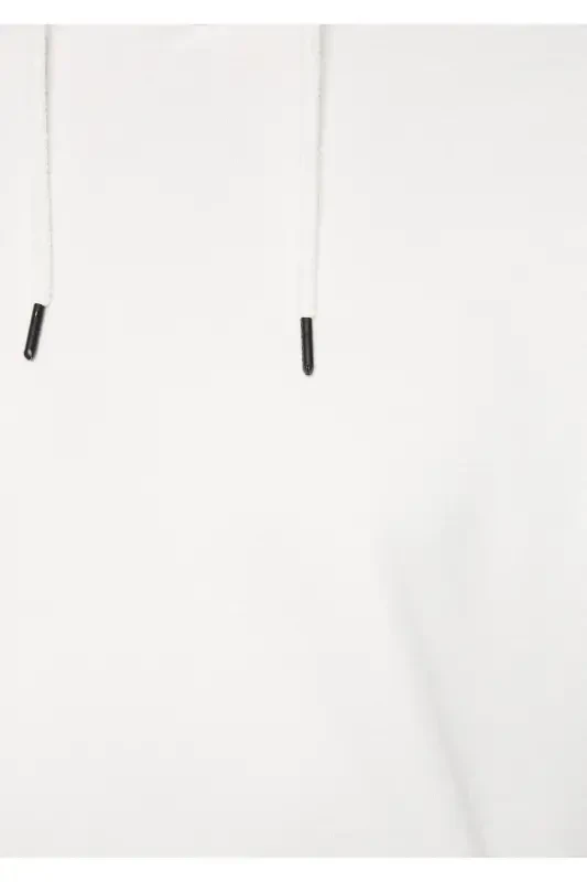 Kapüşonli Oq Basic Sweatshirt 0610062-70057-Oq - 7