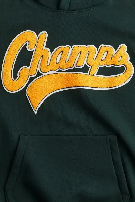 Kapüşonli Ust-To'q yashil/Champs - 5