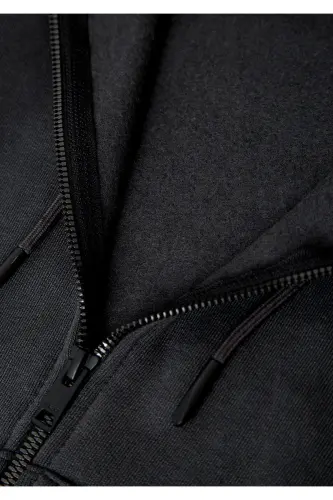 Kapüşonlu Antrasit Sweatshirt 066979-91268 - Antrasit - 7