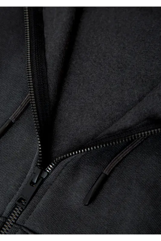 Kapüşonlu Antrasit Sweatshirt 066979-91268 - Antrasit - 7
