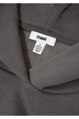 Kapüşonlu Antrasit Sweatshirt 1S10191-86560-Gri - 6