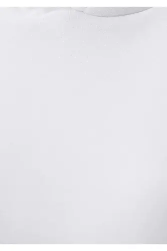 Kapüşonlu Beyaz Sweatshirt 8816127-7000-Beyaz - 5