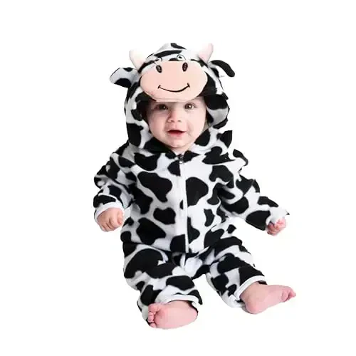 Cuddle Club Fleece Baby Bunting Bodysuit with Hood, Convertible Mittens & Booties, Car Seat Friendly, Soft & Warm, Easy Zip - 1