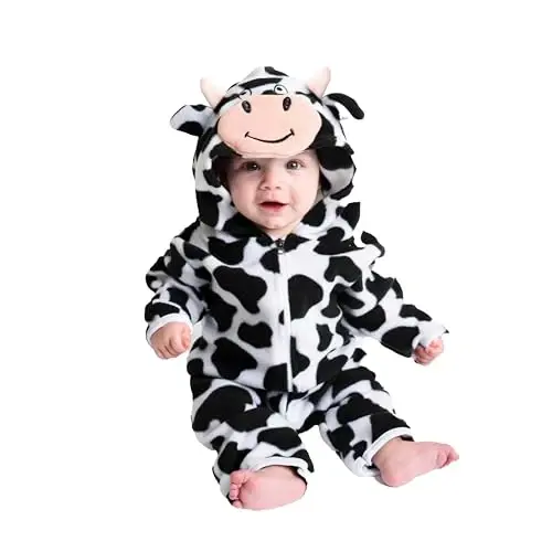 Cuddle Club Fleece Baby Bunting Bodysuit with Hood, Convertible Mittens & Booties, Car Seat Friendly, Soft & Warm, Easy Zip 
