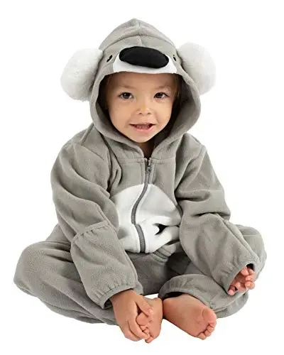 Cuddle Club Fleece Baby Bunting Bodysuit with Hood, Convertible Mittens & Booties, Car Seat Friendly, Soft & Warm, Easy Zip 
