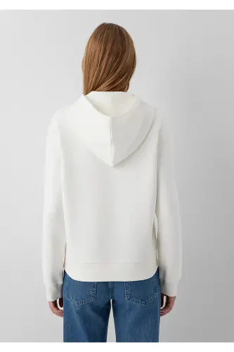 Kapüşonlu Ekru Sweatshirt 167299-80194 - Ekru - 5