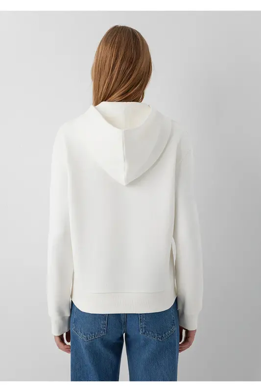 Kapüşonlu Ekru Sweatshirt 167299-80194 - Ekru - 5