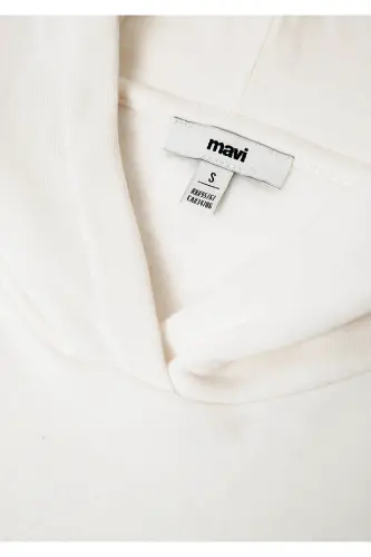 Kapüşonlu Ekru Sweatshirt 167299-80194 - Ekru - 7