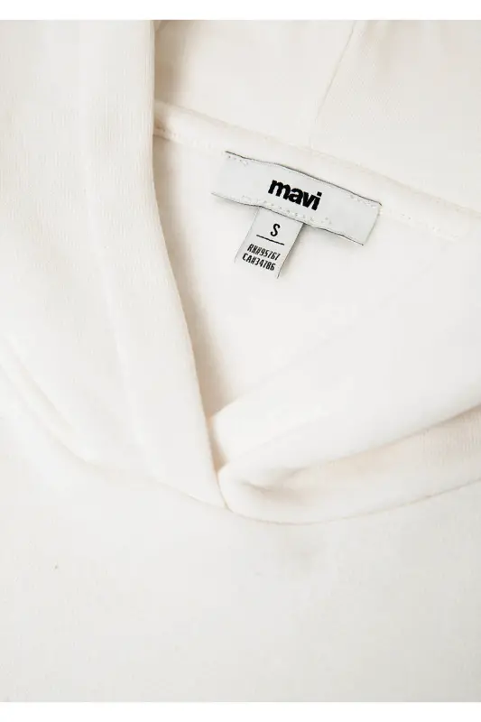 Kapüşonlu Ekru Sweatshirt 167299-80194 - Ekru - 7