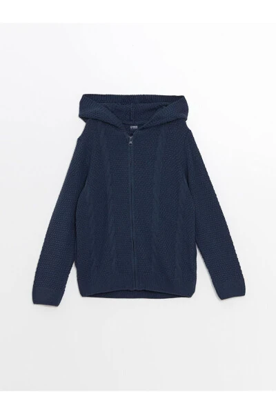 Kapüşonlu Erkek Çocuk Triko Hırka - LC Waikiki