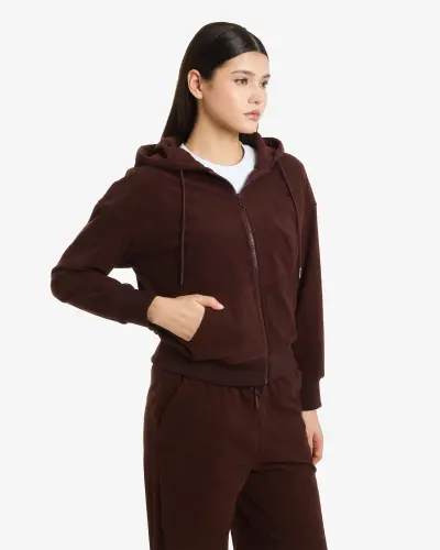 Tracksuit with Hood - CRIMSON - 20
