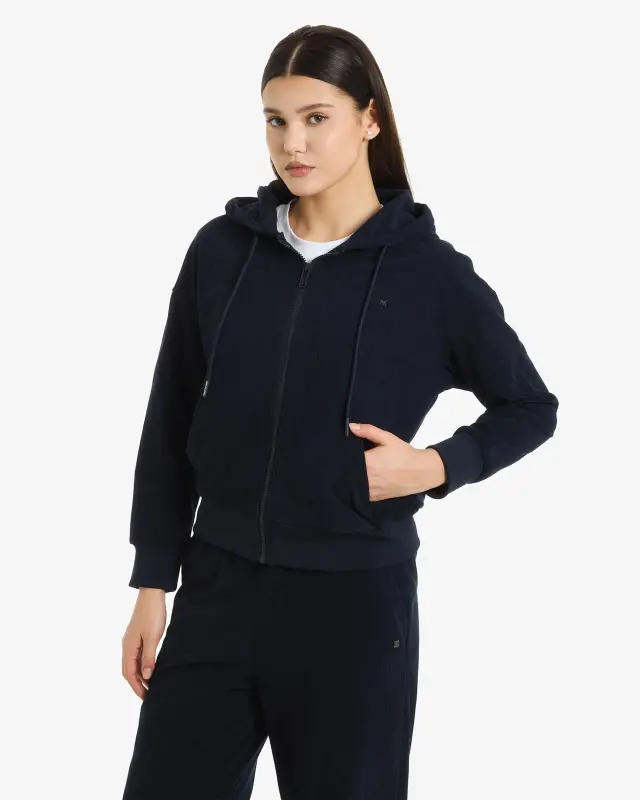 Tracksuit with Hood - DARK BLUE - 6