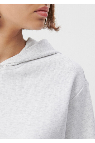 Kapüşonlu Gri Basic Sweatshirt 1611771-80196 - 23