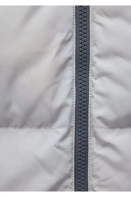 0110349-70075 KAPÜŞONLU ŞİŞME MONT-Gri - 7