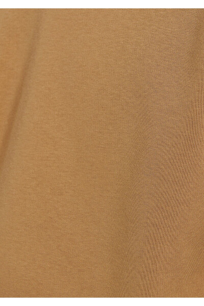 Kapüşonlu Kahverengi Basic Sweatshirt 0610937-70215 - 6