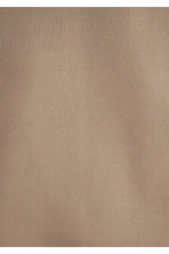 Kapüşonlu Kahverengi Sweatshirt 1S10191-80656-Kahverengi - 7