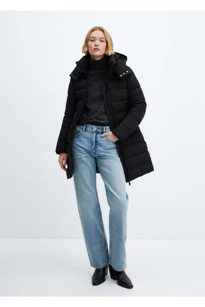 Kapüşonlu Kapitone Anorak - MANGO (1)