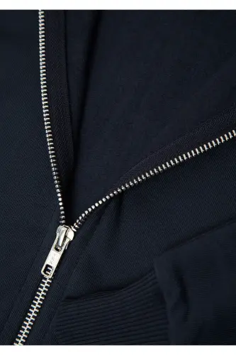Kapüşonlu Lacivert Sweatshirt 1S10178-70490 - Lacivert - 7