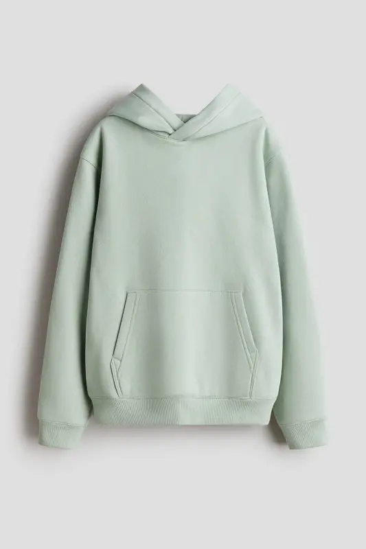 Kapüşonlu Üst - Açık yeşil - H&M