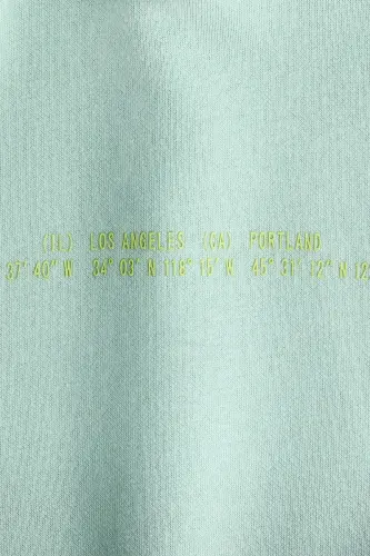 Kapüşonlu Üst-Yeşil/Gradyan - H&M (1)