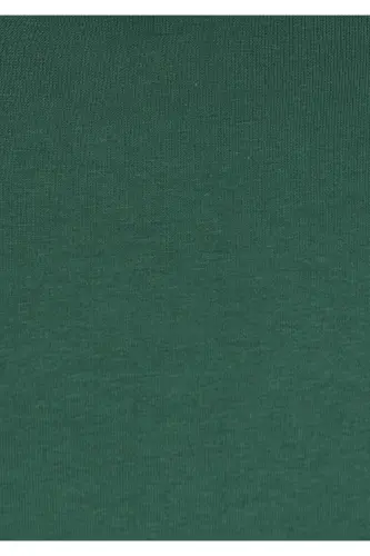 Kapüşonlu Yeşil Basic Basic Sweatshirt 0610937-71580-Yeşil - 5