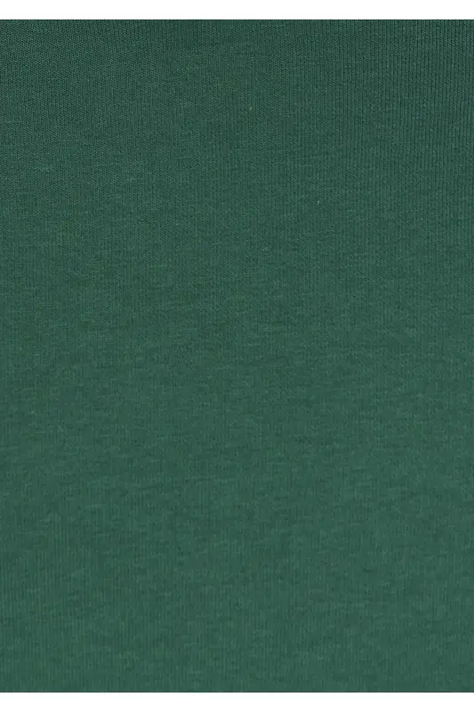 Kapüşonlu Yeşil Basic Basic Sweatshirt 0610937-71580-Yeşil - 5