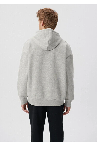 Kaputli Kulrang Basic Ko'ylak 0610062-80196 - 3