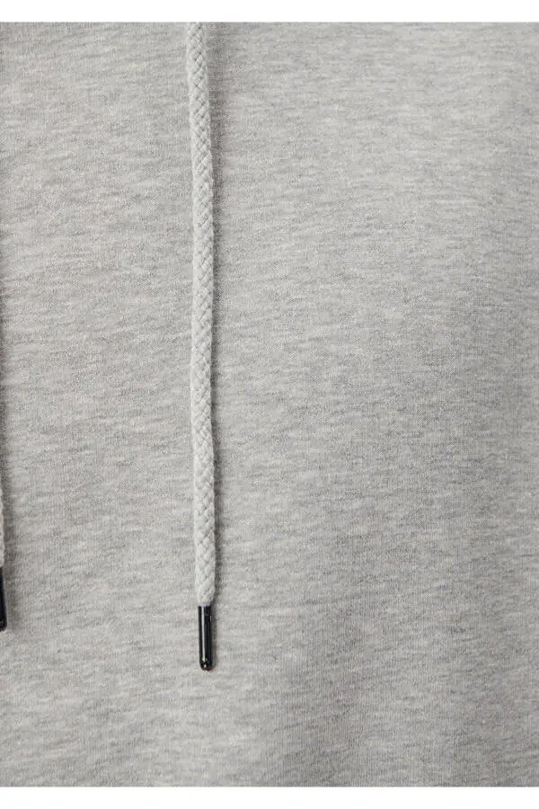 Kaputli Kulrang Basic Ko'ylak 0610062-80196 - 6