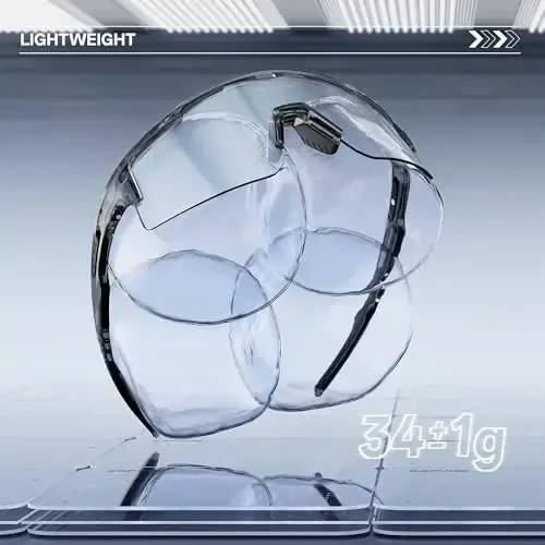 KAPVOE Photochromic Cycling Glasses Mountain Bike Sunglasses Clear MTB Bicycle Riding Baseball Running Golf for Men Women K75 - 5