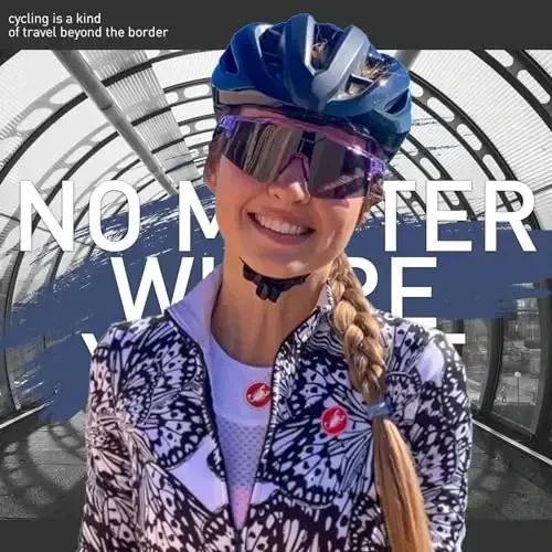 KAPVOE Photochromic Cycling Glasses Mountain Bike Sunglasses Clear MTB Bicycle Riding Baseball Running Golf for Men Women K75 - 2