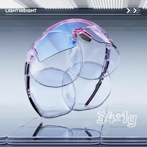 KAPVOE Photochromic Cycling Glasses Mountain Bike Sunglasses Clear MTB Bicycle Riding Baseball Running Golf for Men Women K75 - 6