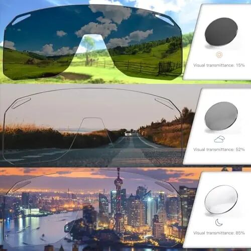 KAPVOE Photochromic Velosiped Ko'zoynaklari Erkaklar Ayollar Tog' Velosiped Ko'zoynaklari uchun Sport Quyoshdan Saqlaydigan Ko'zoynaklar MTB Velosipedda K62 - 3