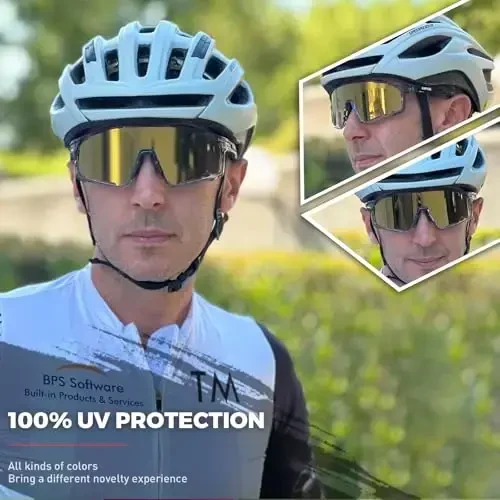 KAPVOE Polarizatsiyalangan velosiped ko'zoynaklari erkaklar ayollar tog' velosiped ko'zoynaklari MTB TR90 sport quyoshdan saqlaydigan ko'zoynaklar velosipedda yugurish K76 - 2