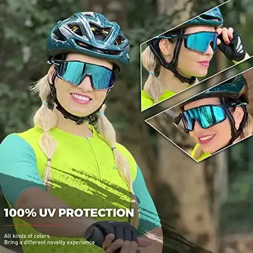 KAPVOE Polarizatsiyalangan Velosiped Ko'zoynaklari Erkaklar Ayollar Tog' Velosiped Ko'zoynaklari MTB TR90 Sport Quyoshdan Saqlaydigan Ko'zoynaklar Yugurish Velosipedi K76 - 2