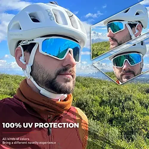 KAPVOE Polarizatsiyalangan Velosiped Ko'zoynaklari Erkaklar Ayollar Tog' Velosiped Ko'zoynaklari MTB TR90 Sport Quyoshdan Saqlaydigan Ko'zoynaklar Yugurish Velosipedi K76 - KAPVOE (1)