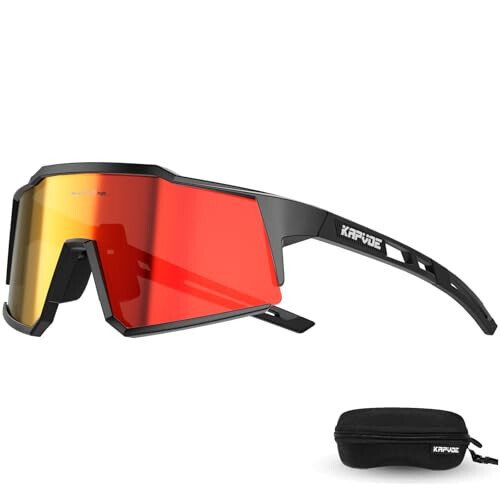 KAPVOE Polarized Glasses With 1 Lens Or 4 Lens UV Protection for Women Men Cycling Sunglasses Tr90 Frame Sports Bike K9022 - KAPVOE
