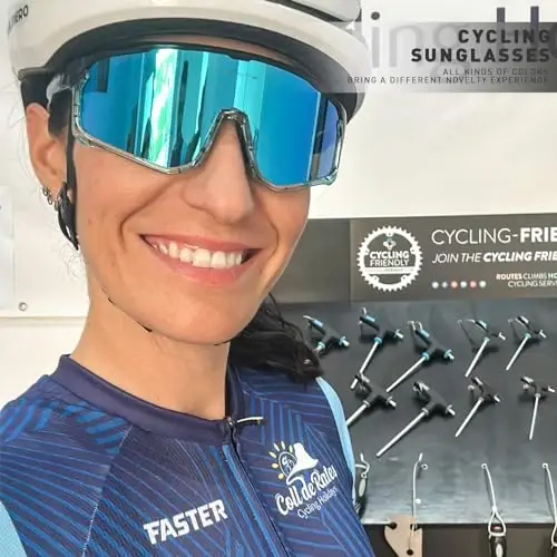 KAPVOE Polarize Bisiklet Gözlüğü Erkek Kadın Dağ Bisikleti Gözlüğü MTB Sürüş TR90 Spor Güneş Gözlüğü Koşu Bisikleti K93 - KAPVOE (1)